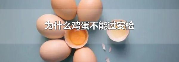 为什么鸡蛋不能过安检