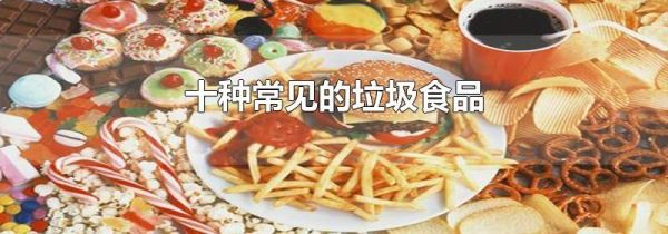 十种常见的垃圾食品