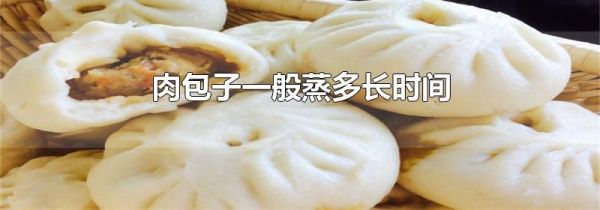 肉包子一般蒸多长时间