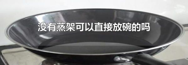 没有蒸架可以直接放碗的吗