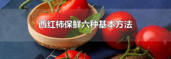 西红柿保鲜六种基本方法