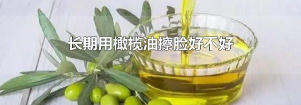 长期用橄榄油擦脸好不好