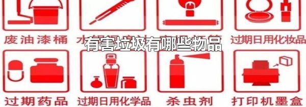 有害垃圾有哪些物品
