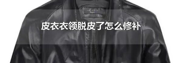 皮衣衣领脱皮了怎么修补