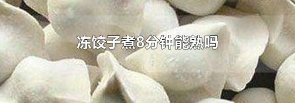 冻饺子煮8分钟能熟吗