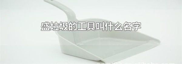 盛垃圾的工具叫什么名字