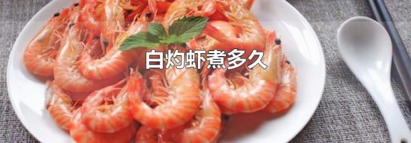 白灼虾煮多久