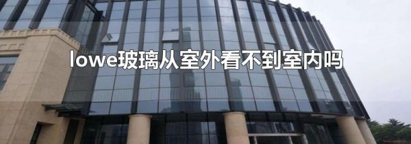 lowe玻璃从室外看不到室内吗
