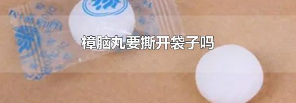 樟脑丸要撕开袋子吗