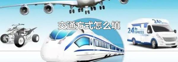 交通方式怎么填