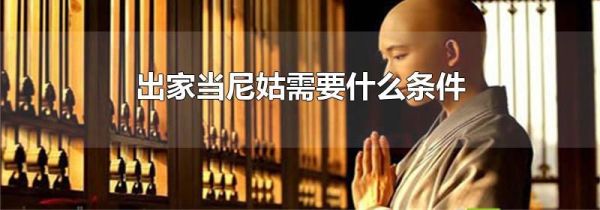 出家当尼姑需要什么条件
