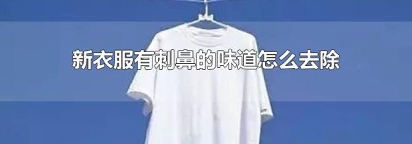 新衣服有刺鼻的味道怎么去除