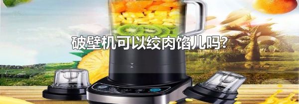 破壁机可以绞肉馅儿吗?