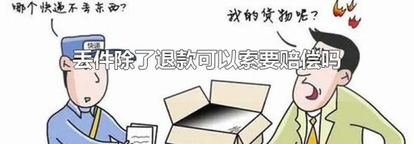 丢件除了退款可以索要赔偿吗