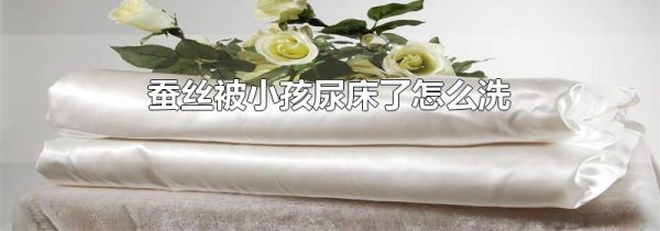 蚕丝被小孩尿床了怎么洗