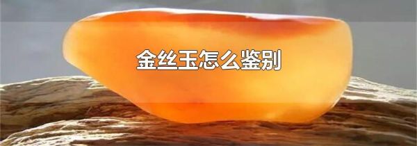 金丝玉怎么鉴别