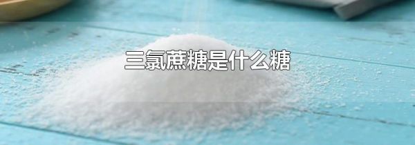三氯蔗糖是什么糖