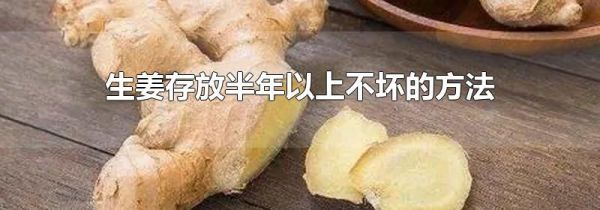 生姜存放半年以上不坏的方法