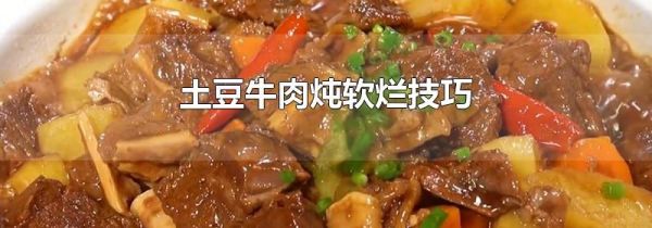 土豆牛肉炖软烂技巧