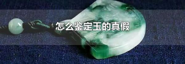 怎么鉴定玉的真假