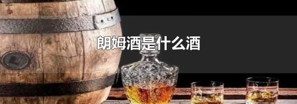 朗姆酒是什么酒