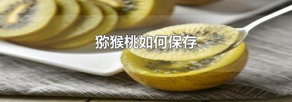 猕猴桃如何保存