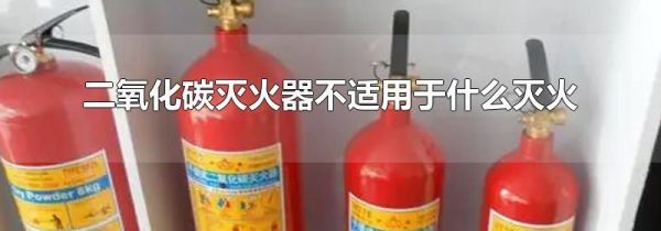 二氧化碳灭火器不适用于什么灭火