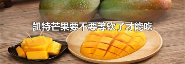 凯特芒果要不要等软了才能吃