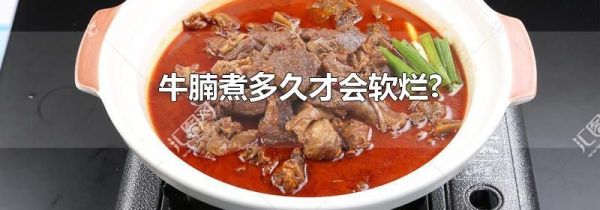 牛腩煮多久才会软烂?