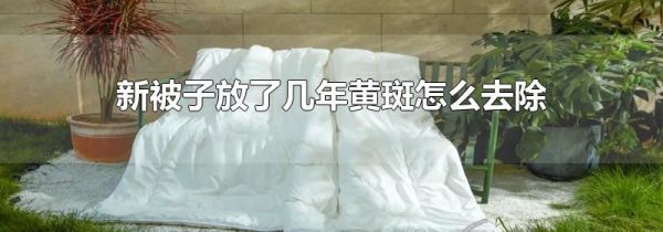 新被子放了几年黄斑怎么去除