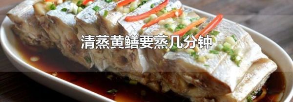 清蒸黄鳝要蒸几分钟