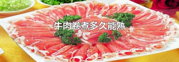 牛肉卷煮多久能熟