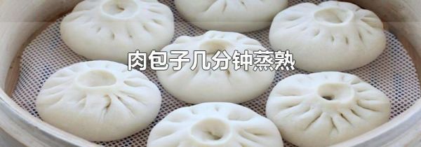 肉包子几分钟蒸熟