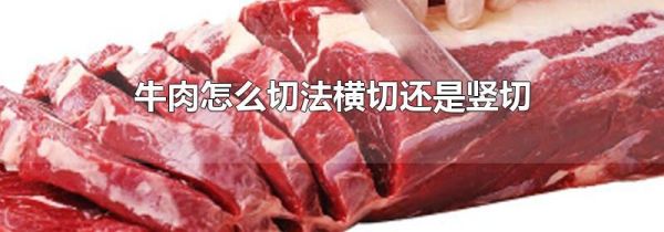 牛肉怎么切法横切还是竖切