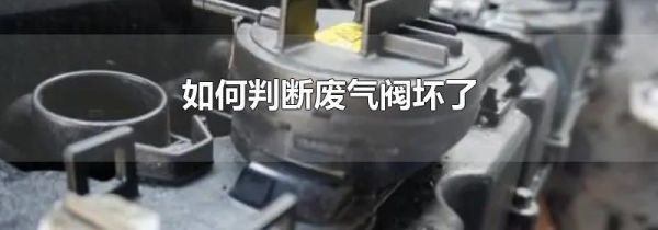 如何判断废气阀坏了