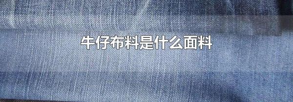 牛仔布料是什么面料