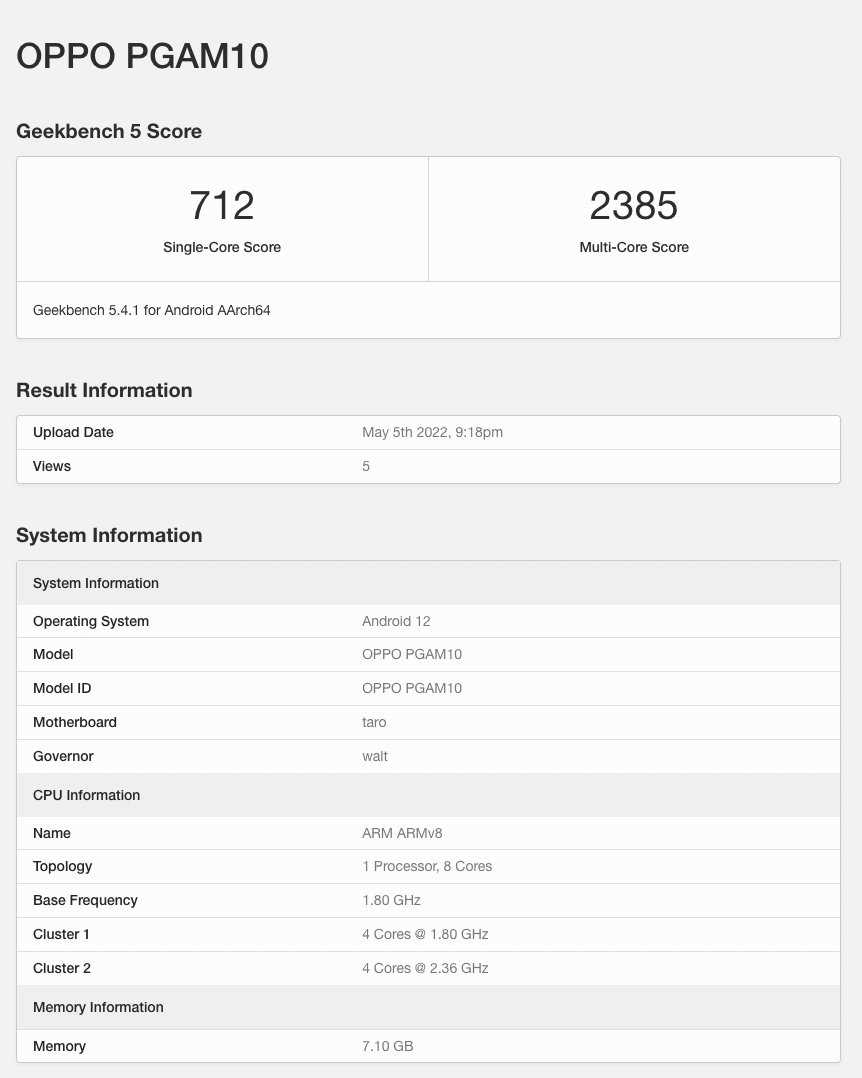 opporeno8处理器性能评测-opporeno8是什么处理器