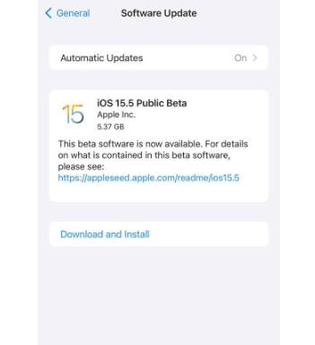 ios15.5公测版更新了什么 ios15.5公测版新增功能介绍