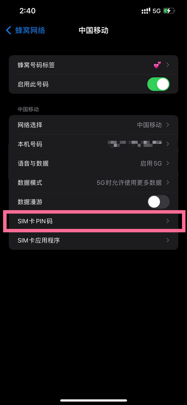 iPhone怎么查看我的PIN码
