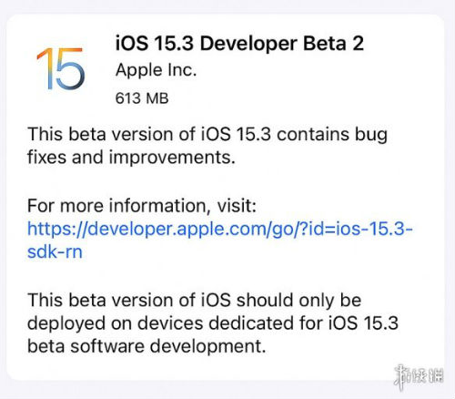 ios15.3beta2更新内容 ios15.3beta2更新了什么功能