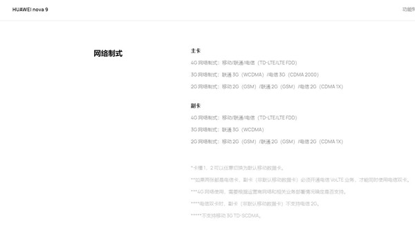 华为nova9支持5g吗