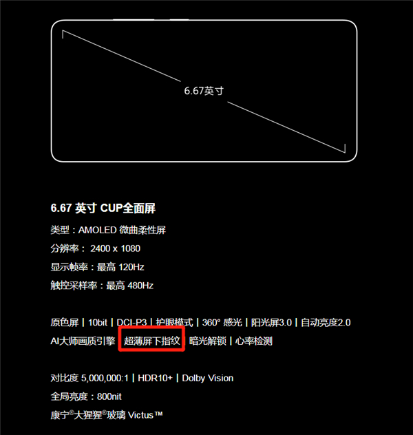 小米mix4支持指纹解锁吗