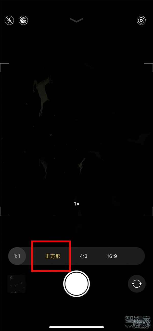 苹果12pro怎么照相正方形