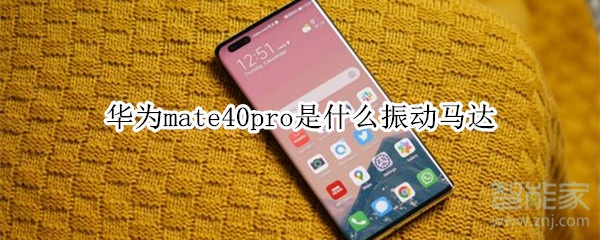 华为mate40pro是什么振动马达