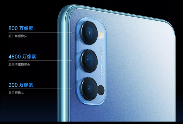 opporeno4有指纹解锁吗