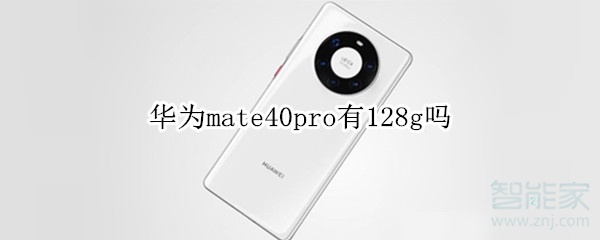 华为mate40pro有128g吗