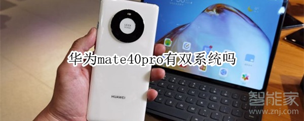 华为mate40pro有双系统吗
