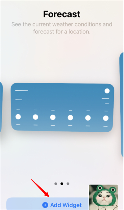 ios14怎么设置天气小组件