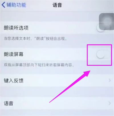 iphone6plus开启朗读屏幕的详细步骤