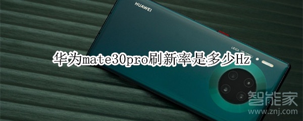 华为mate30pro刷新率是多少Hz